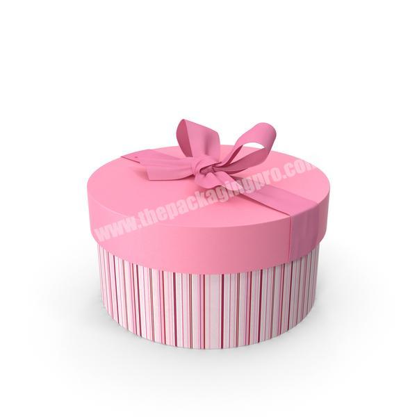 decorative small gift favor boxes for snack with ribbon lids