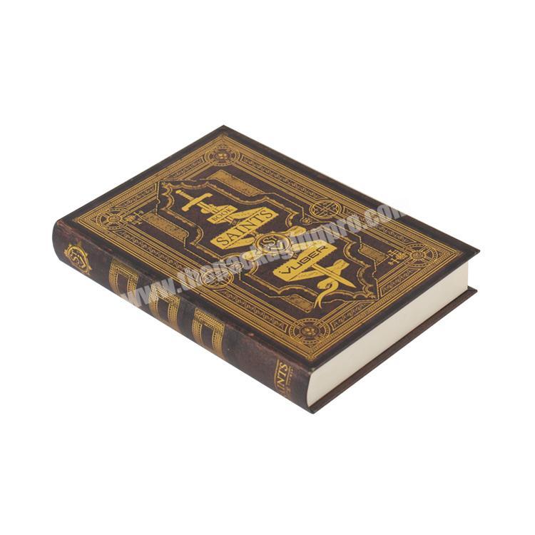 decorative wholesale gift packaging antique book boxes