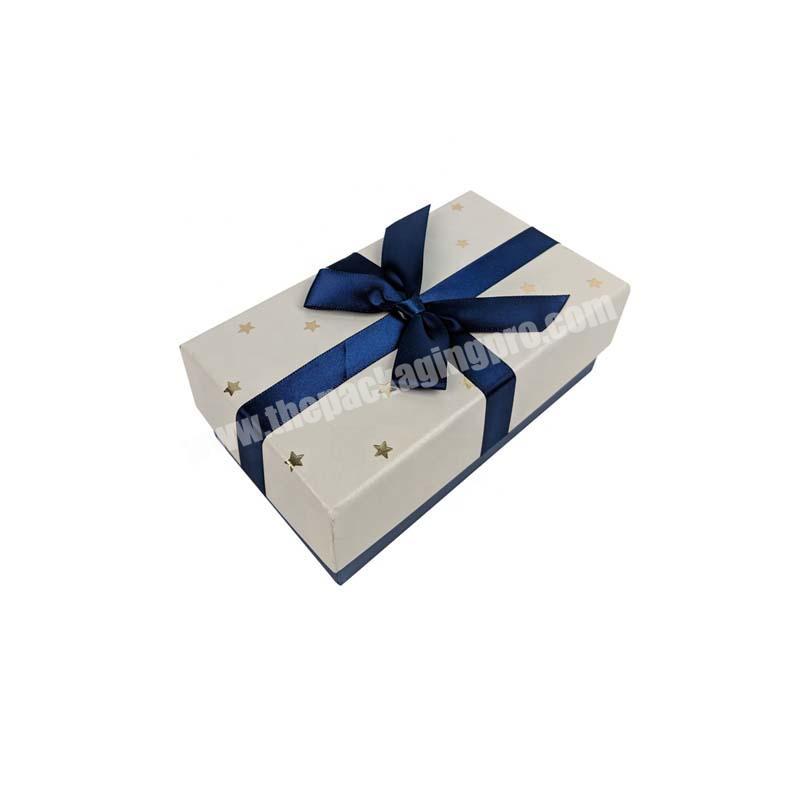 Delicate decorative Custom Bowknot Gift Box for Thanksgiving Christmas gift package box