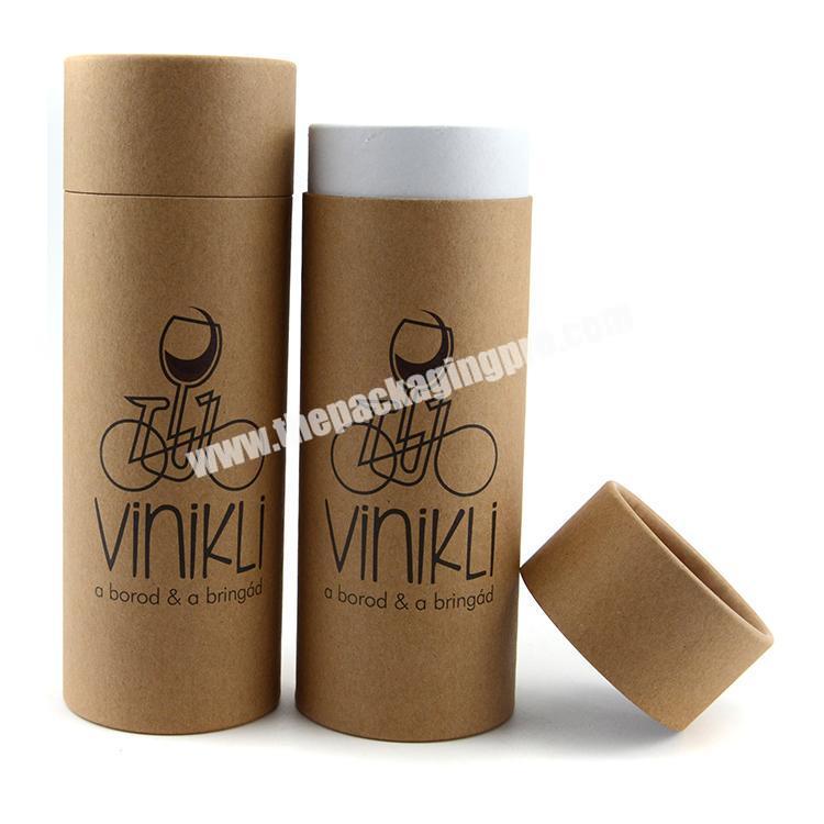 Delicate paper cardboard tubes kraft paper core tube t-shirt round box