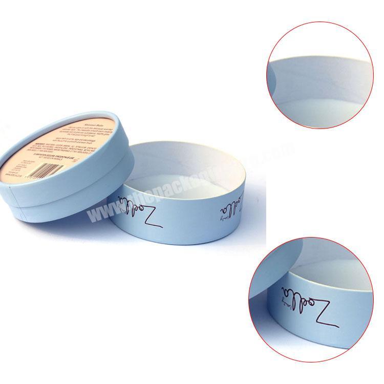 Delicate paper round gift boxes packaging wholesale canada for face mask