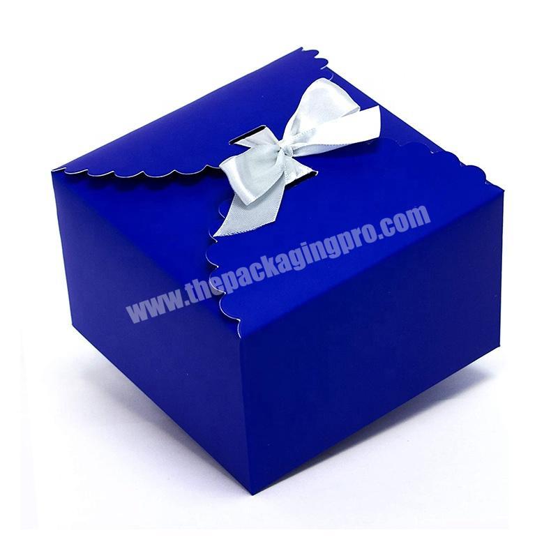 Design black high quality wholesale empty cardboard paper gift packing box