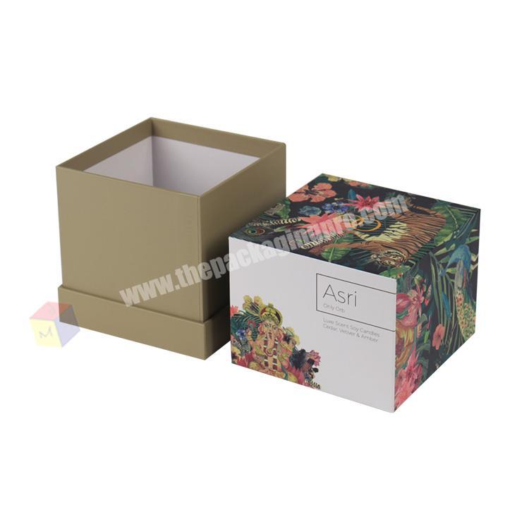 design printing gift box candle packaging supplies