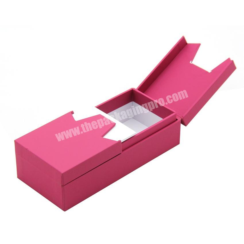 Designed unique high quality magnet floding flat luxury packaging box with magnet closure