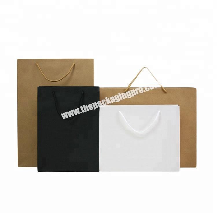 different size craft packing bag, packing paper bag for clothes