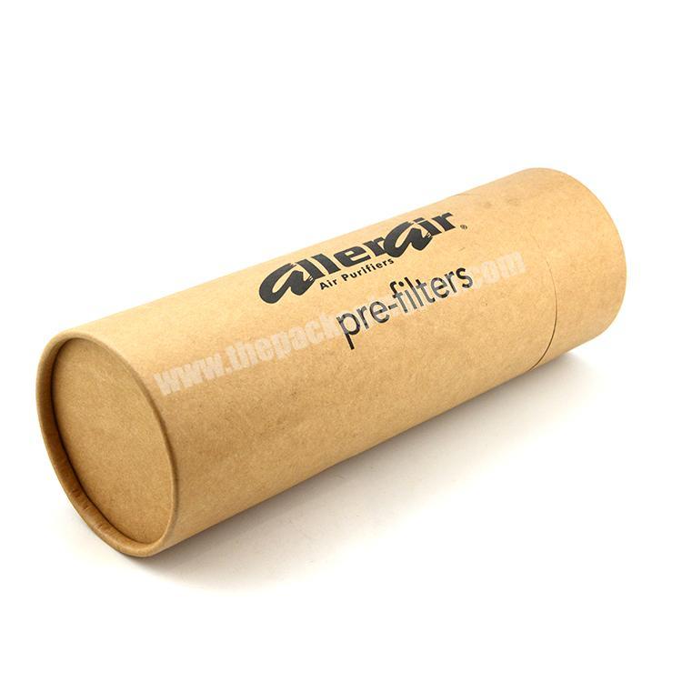Different style round Kraft boxes cylindrical paper box recycled Kraft paper tube