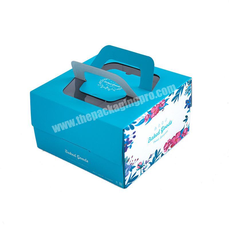 Digital printing custom logo boxed cake packaging paper packaging box for packaging cakes