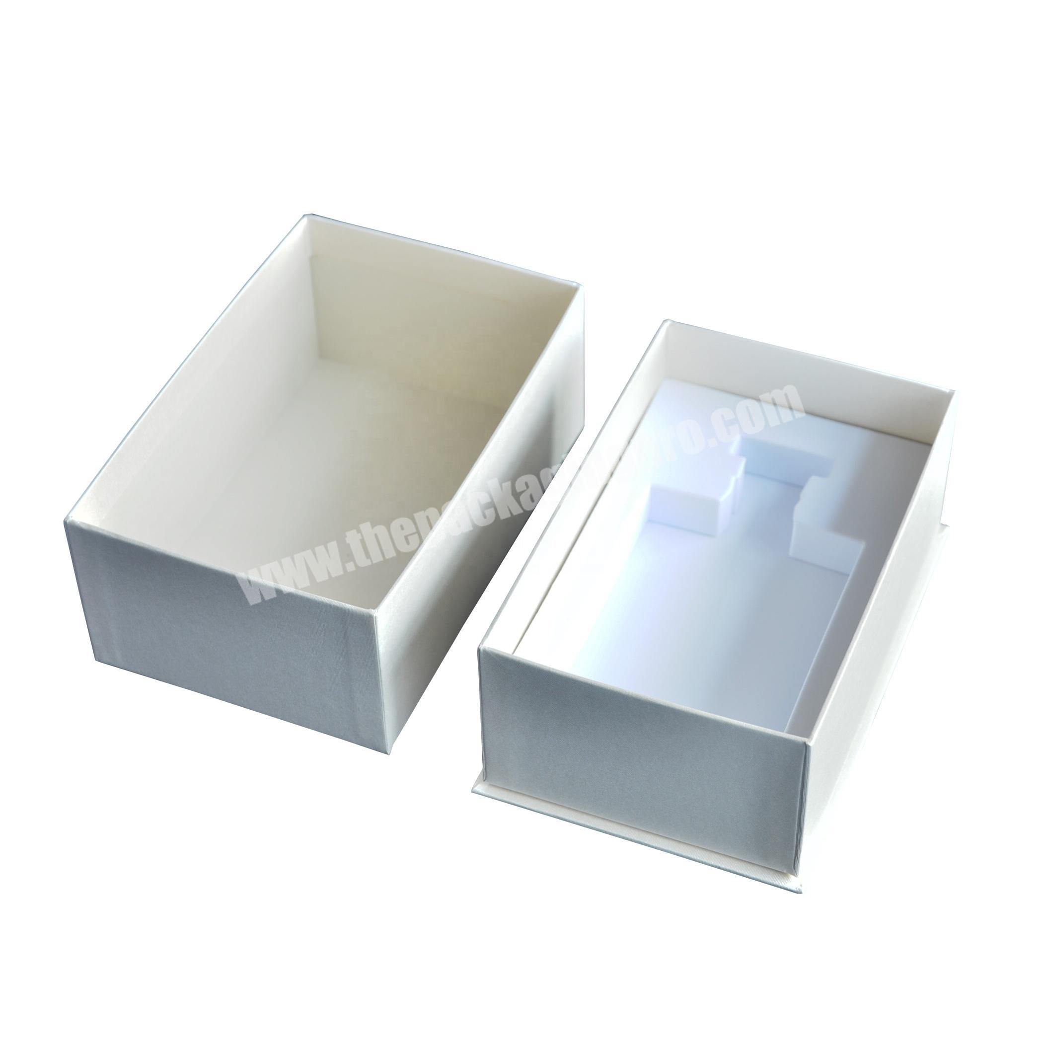 Direct factory sale empty paper perfume packaging box with foam insert