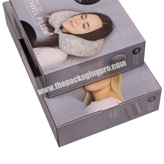 display custom paper box paper boxes packing  corrugated paper box display Neck pillow box