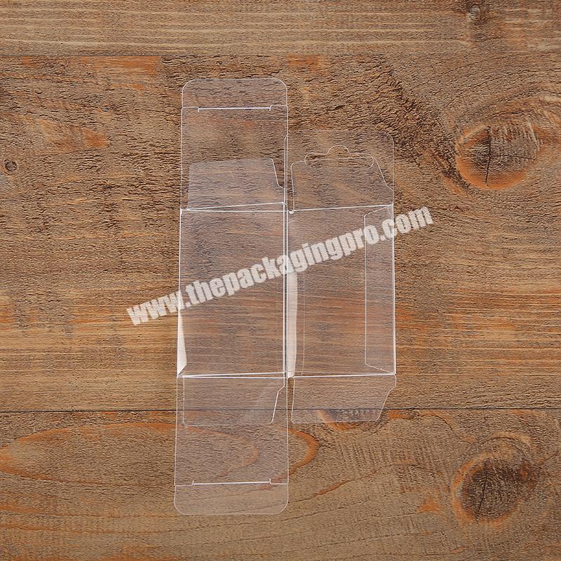 Disposable Fancy Small Clear Pet Folding Plastic Transparent Gift Packing Box Pvc Packaging Box