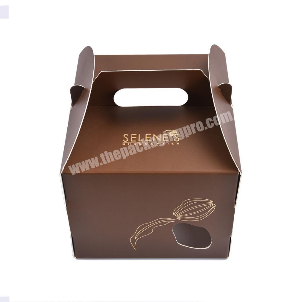 disposable paper packaging cardboard big cakebox birthday cake box