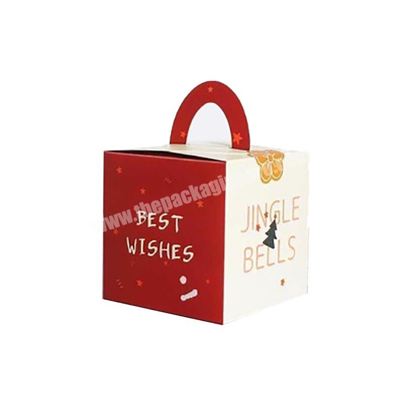 Disposable Paper Packaging Cardboard Small Cake Box Birthday Cake Box