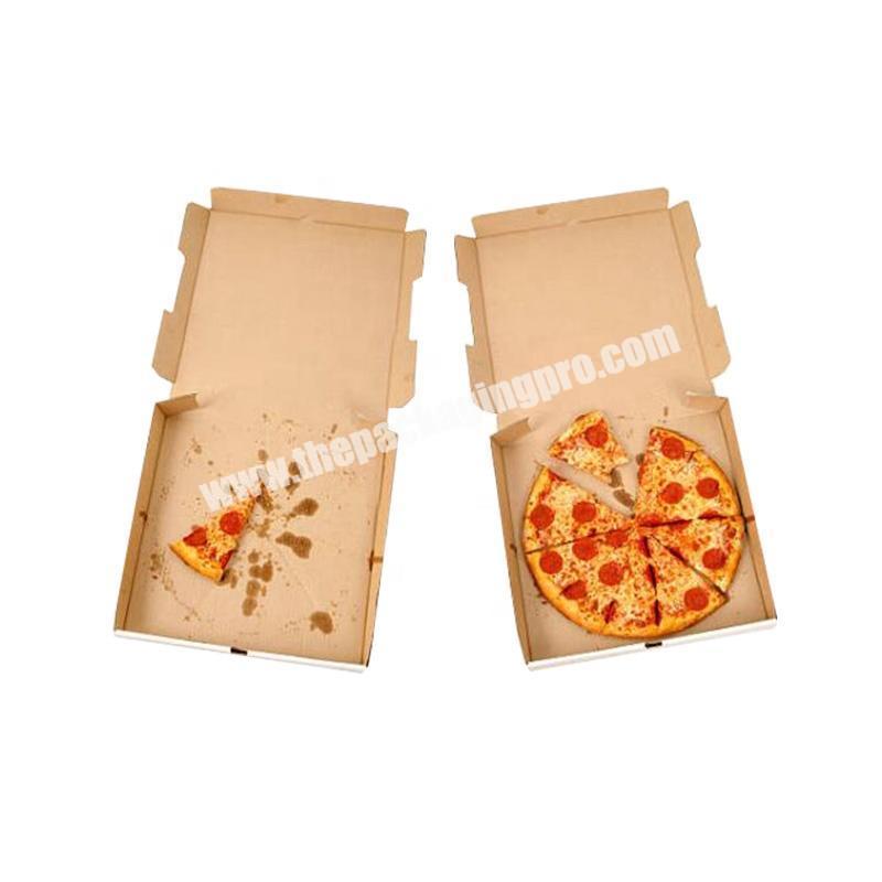 Disposable Take Out Noodle Box Biodegradable Airline Kraft 500 Gram Fast Food Packaging Pizza Paper Box