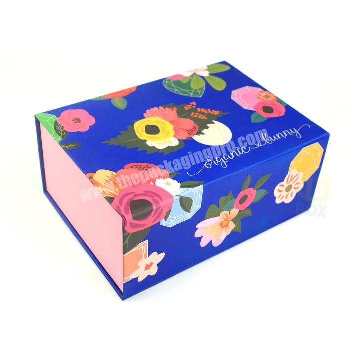 Dong Guan Hot Seller Metal Rigid Candy Gift Box With  Beautiful Flower And Magnet