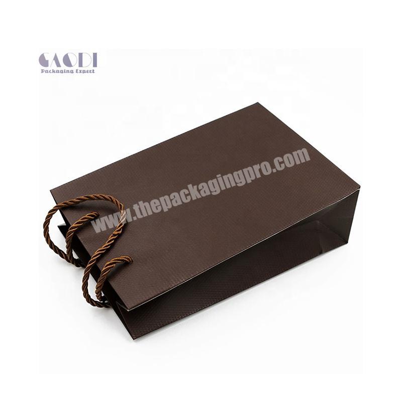 Dongguan Shopping Paper Bags Clothing Shoe Packaging High Quality Gift Wrapping Bag With Custom Logo Print