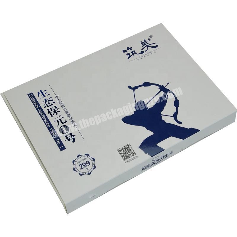 Dongming hand-made paper high-end packaging box with UV coating and hot stamping