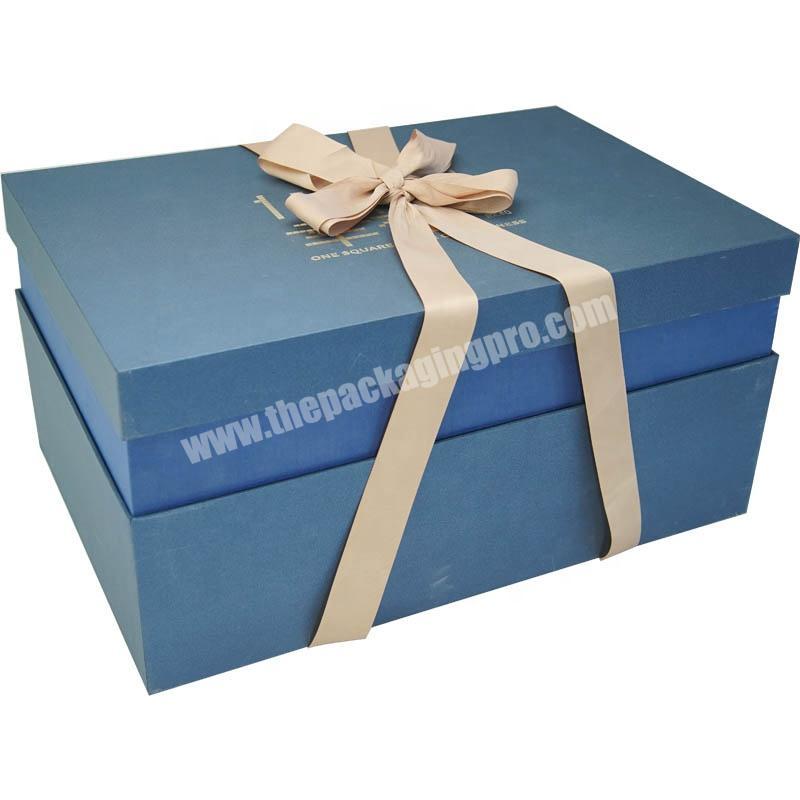 Dongming hot silver craft iridescent paper gift box large packaging box