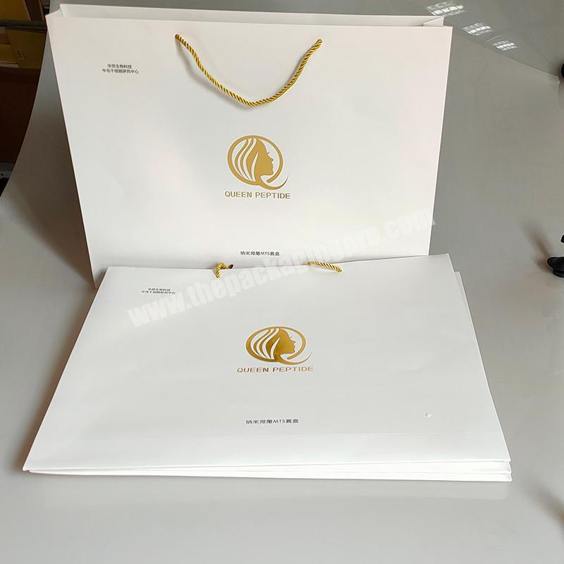 Dongming wholesale custom printed laminated paper bag for wine gift box
