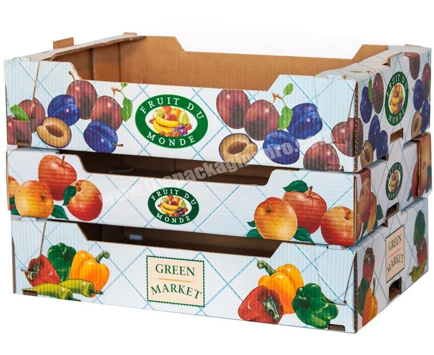 Double Wall  Corrugated Custom Design Pineapple Fruits Packaging Shipping Boxes