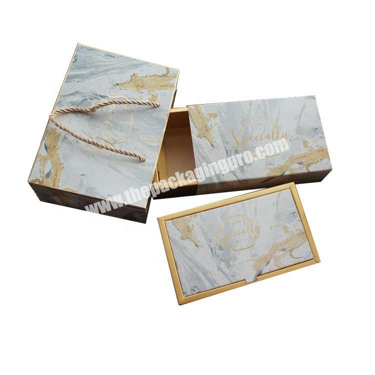 Drawer Box Luxury Handmade Wedding Gift Folding Packaging Gift Box