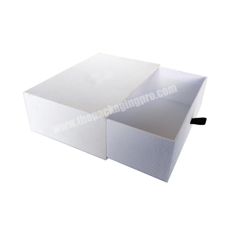 Drawer box packaging cardboard sliding drawer box with pull-out drawer