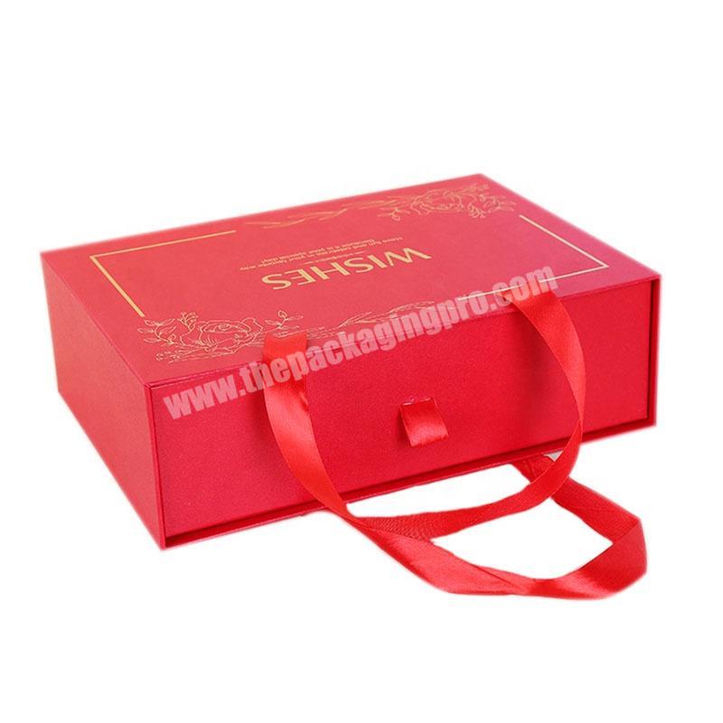 Drawer Cardboard Packaging Box With Handle