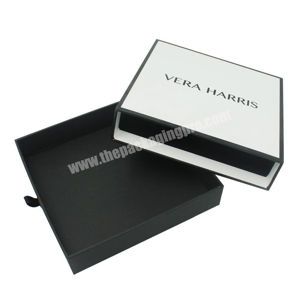 Drawer Design Jewellery Paper Box With Foam Insert Cardboard Ring Gift Box