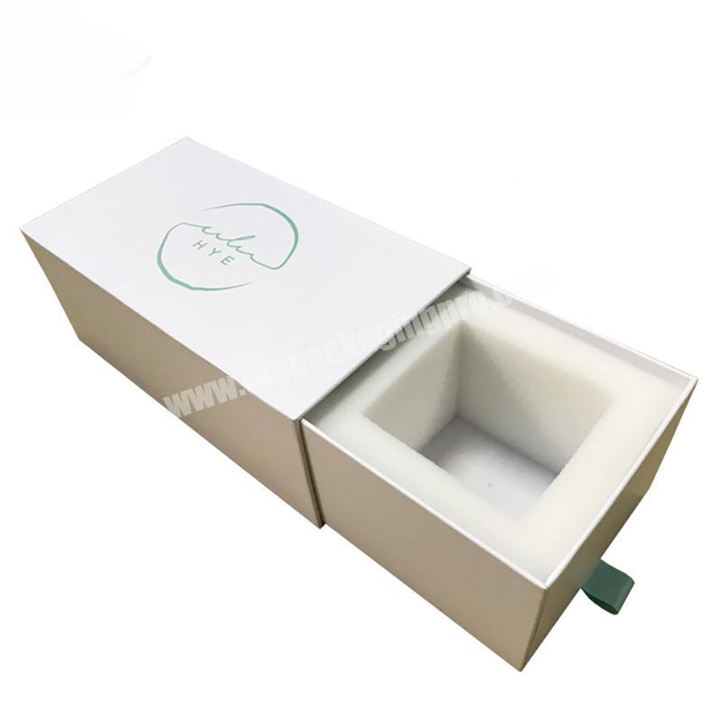 Drawer paper luxury custom cosmetic gift box packaging