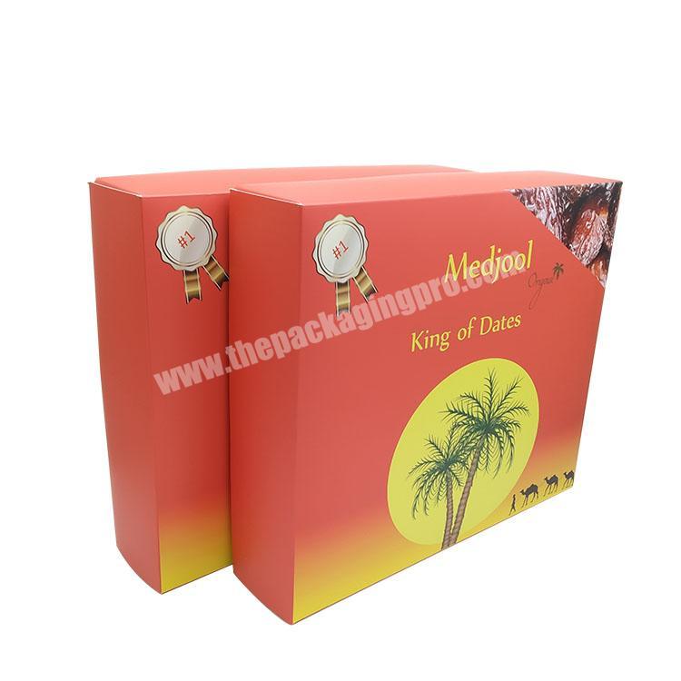 Durable Apple Corrugated Board Packaging Boxes Custom Printed Cardboard Paper And Vegetable Dry Sweet Fruit Shape Ring Box