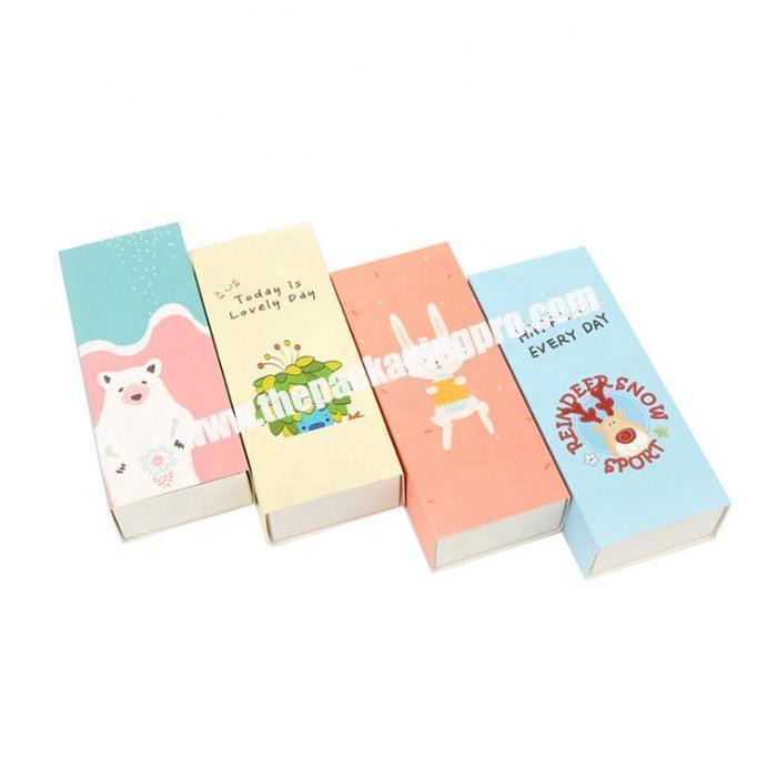 Durable cardboard paper packaging sock box with retail price