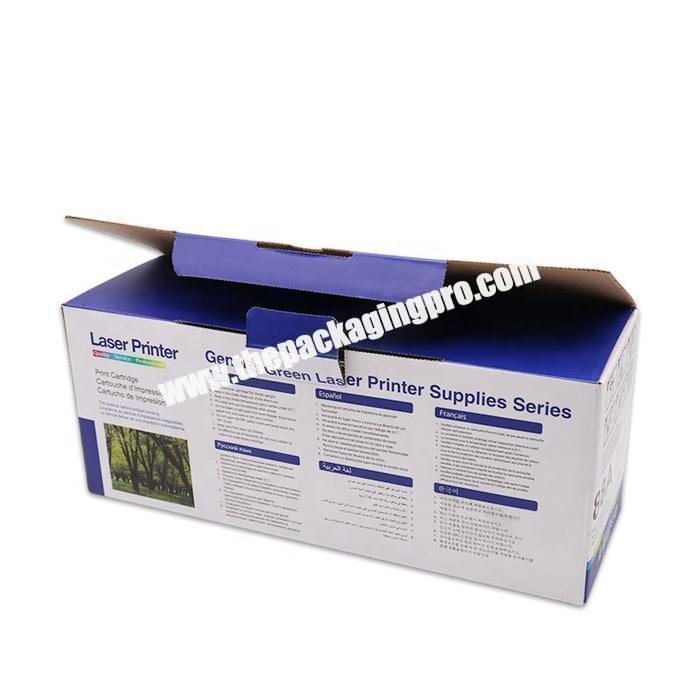 Durable custom design corrugated paper packaging cartridge box vape box