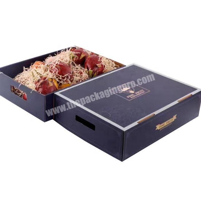 Durable high quality corrugated paper fruit packaging box