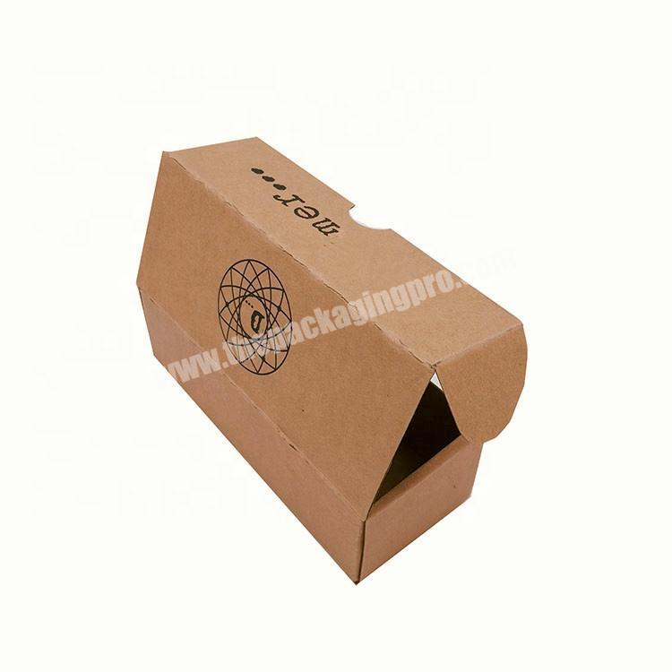 Durable small corrugated kraft mailer box paper packaging box