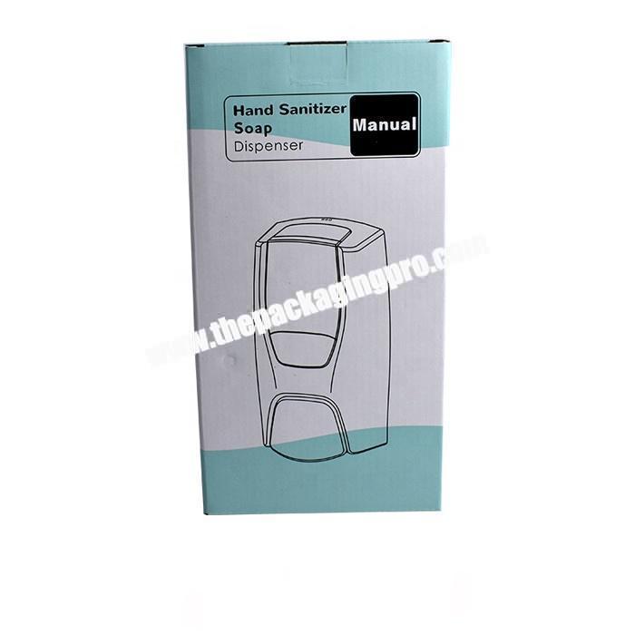 Easy open custom printed paper corrugated glass product packing box