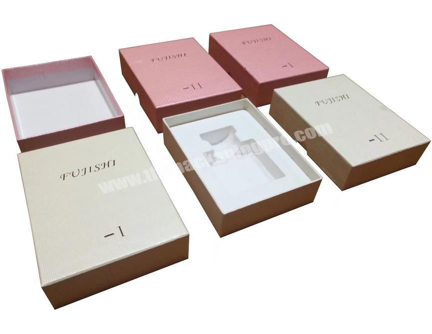 EAU DE PAEFUM Perfume Packaging Rigid Paper Cardboard Box with Plastic Tray