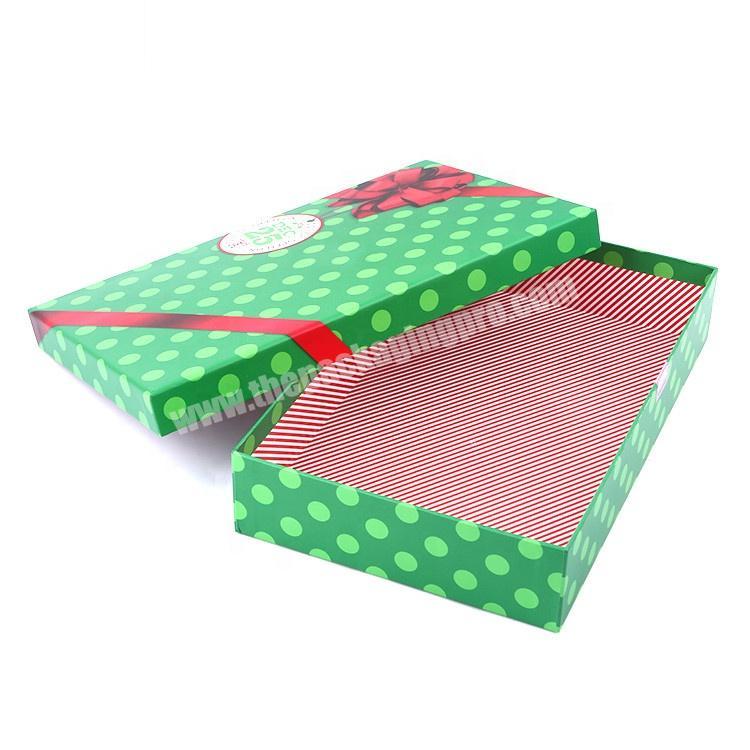 Eco Custom Made Printing Elegant Cardboard Paper Garment T Shirt Gift Packing Box With Lid