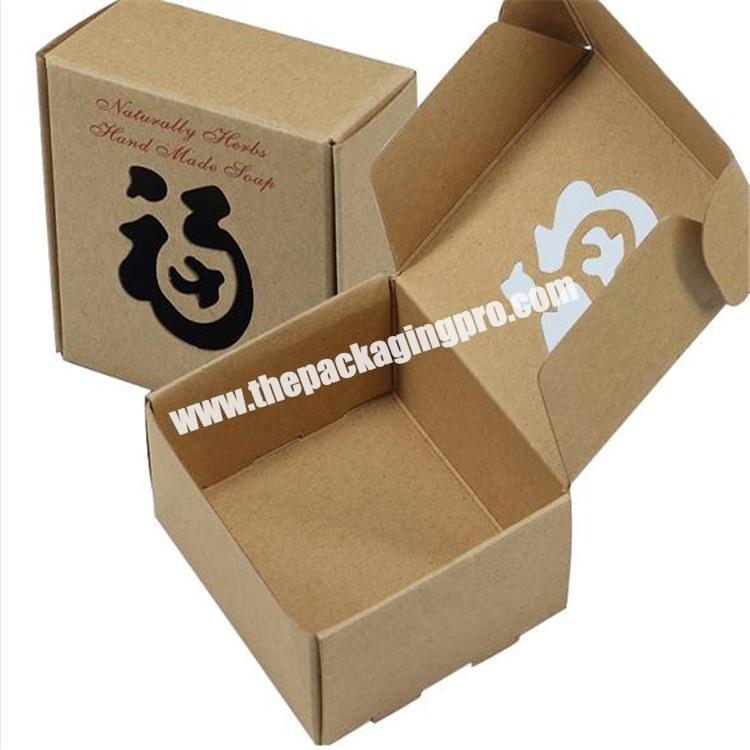 Eco-friendly Biodegradable Colorful Unique Custom Logo Kraft Soap Packaging Box With Soap Mailing