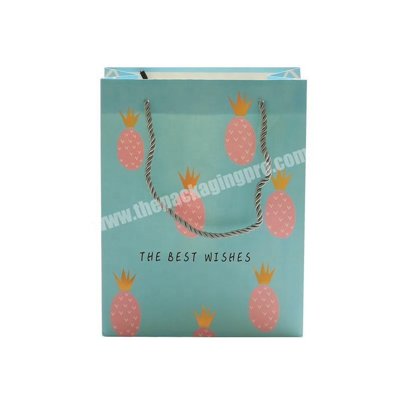 Eco friendly Carry Gift Print Paper Bag with Handle