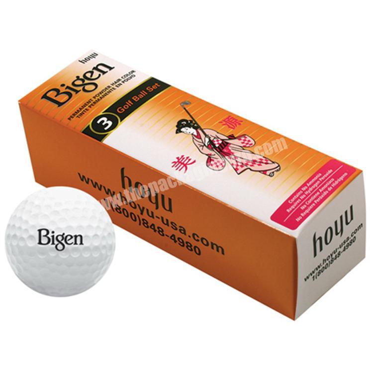 eco friendly cheap gift golf ball packaging