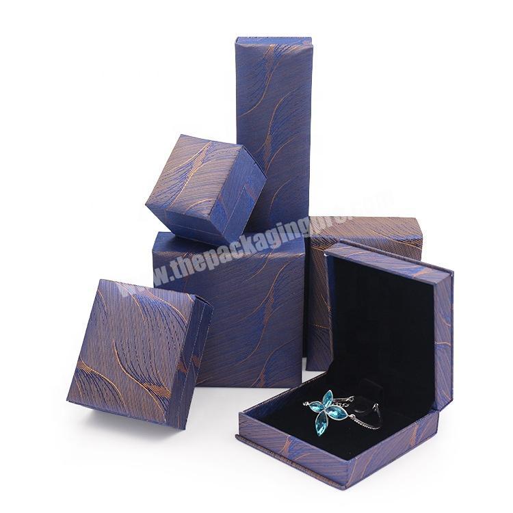 Eco- friendly cotton fabric jewelry packaging folding jewelry gift box set