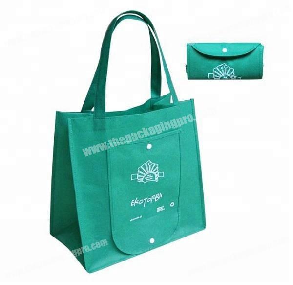 Eco Friendly Custom Folding Fashion Tote PP Non Woven Shopping Bag