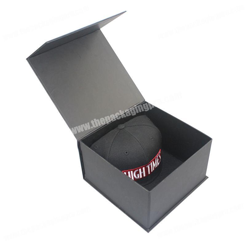 Eco-Friendly Custom Printed Cardboard Paper Foldable Hat Cap Packaging Gift Boxes