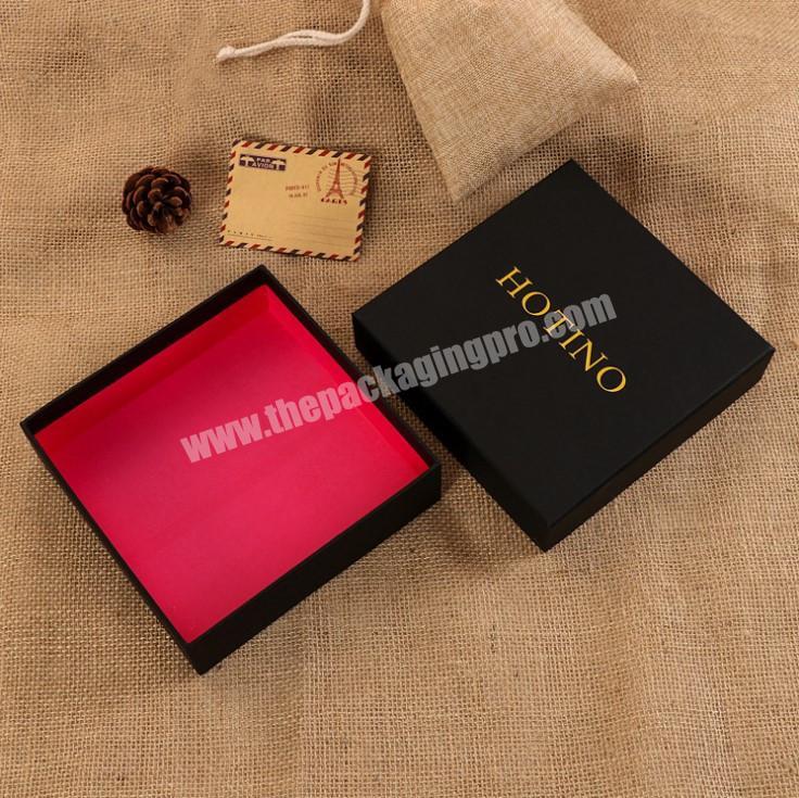 eco friendly custom printed wedding gift paper jewelry box with logo print