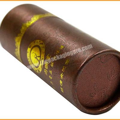 Eco Friendly Cylinder Packaging Box Small Round Paper Tube Box For CosmeticCandelPackaging