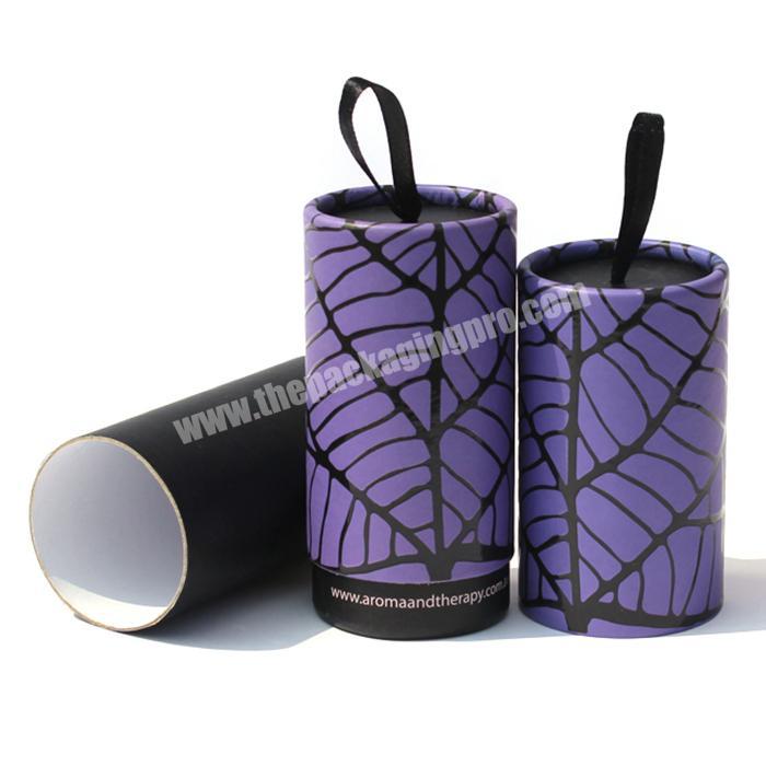 eco-friendly essential oil paper tube custom round box round cardboard cylinder boxes