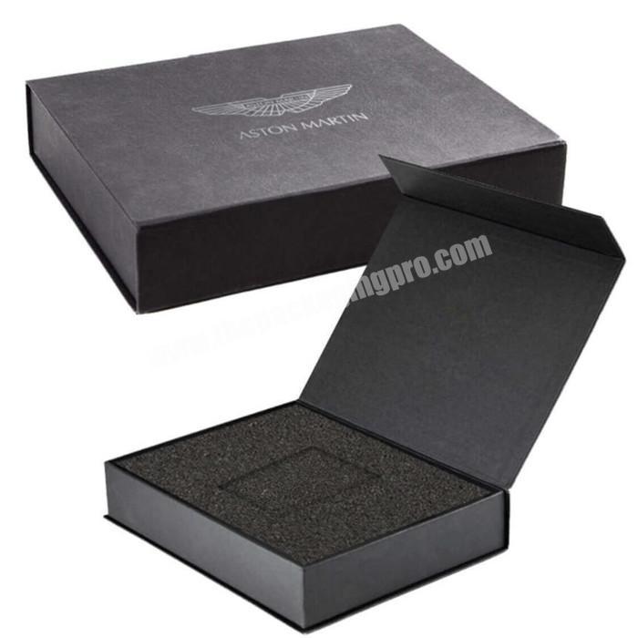 Eco Friendly Flat Pack Rigid Gift Boxes With EVA Foam insert