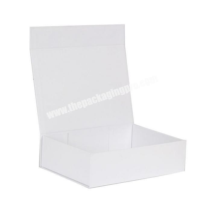 Eco friendly Gift Packaging Box For Clothing Hair wigs Paperboard foldable box with Magnetic lid closure