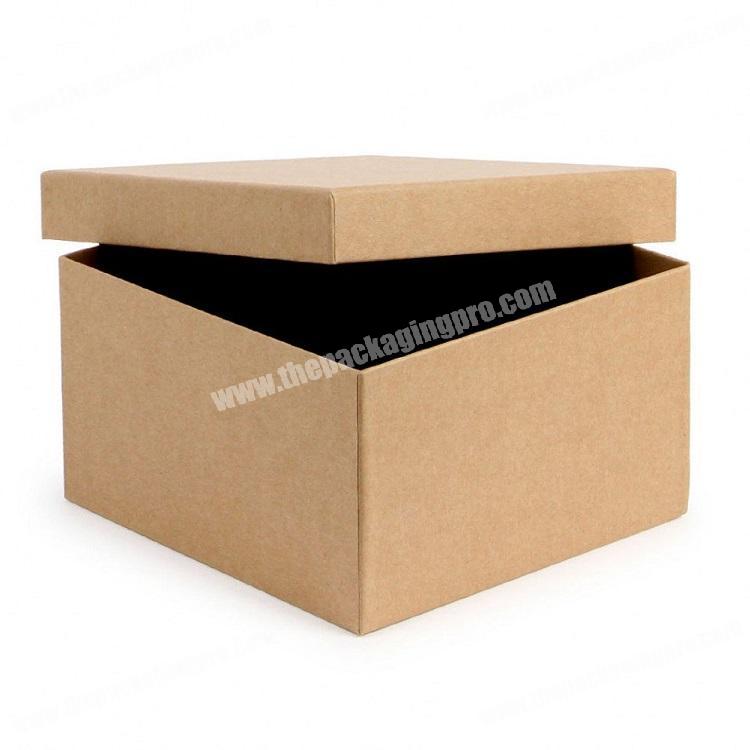 Eco-friendly Kraft Paper Board Box Square Box with Lid