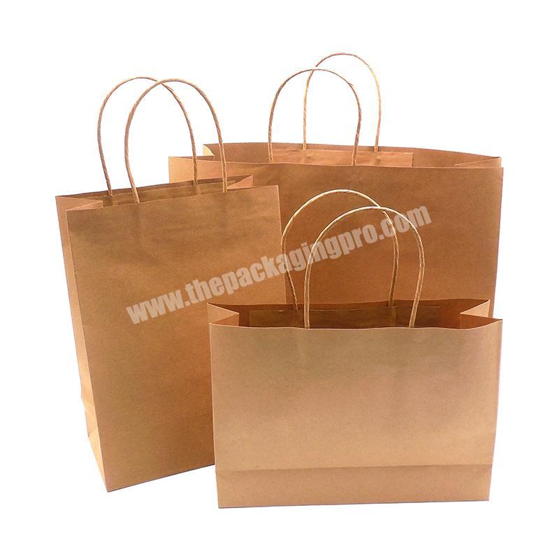 Custom Printing Cheap Eco-friendly Food Package Brown Kraft Paper Bags,Kraft  Paper Bag