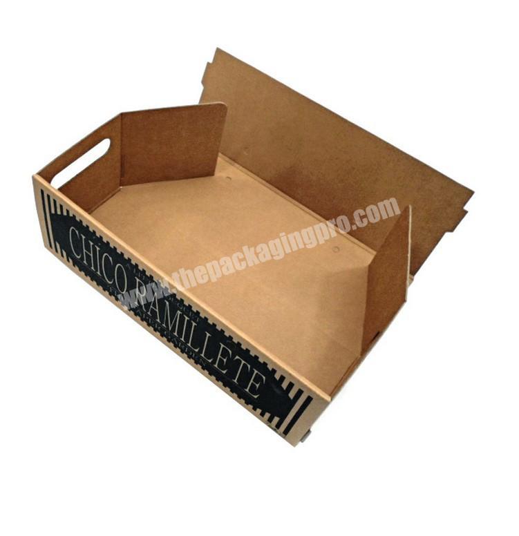 eco friendly packaging folding carton tray paper display tray stand